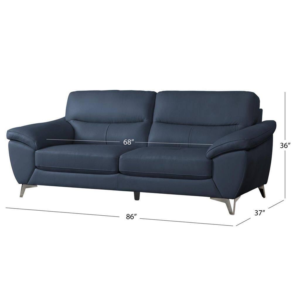 Valier Top Grain Leather Sofa - Abbyson Living