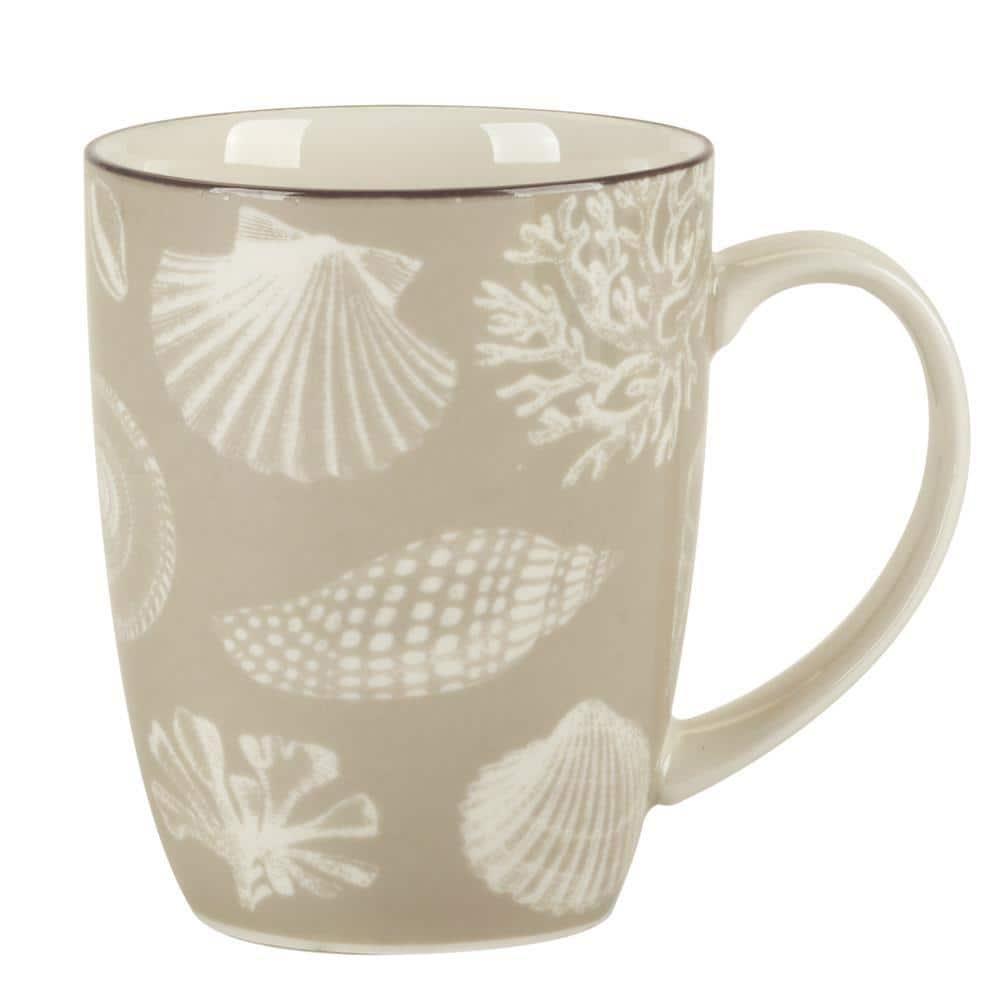 Certified International Seaside Set of 6  Mugs 6 asst 4.75in x 3.25in x 4.25in 14 oz (Set of 6)