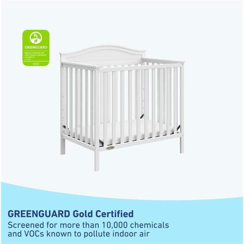 Graco Graco Stella 4-in-1 Mini Convertible Crib with Mattress