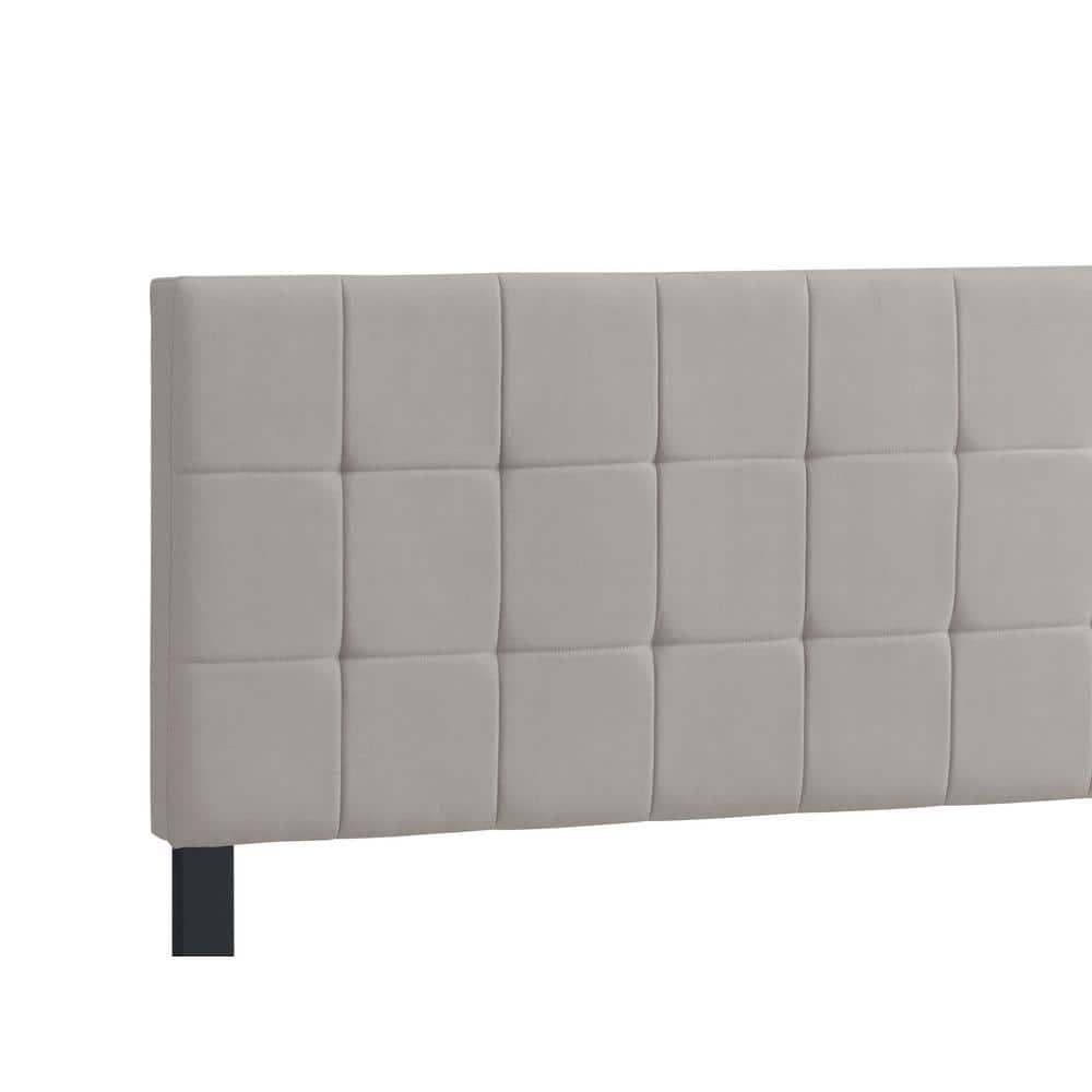 Fairfield Eastern King Upholstered Panel Bed Beige
