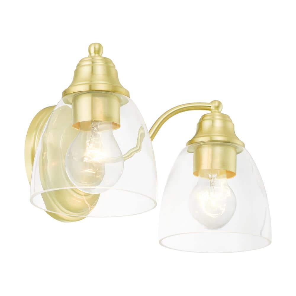 Livex Lighting Montgomery 2 - Light Vanity in  Satin Brass