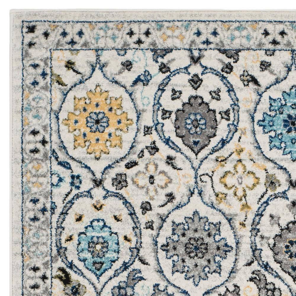 Evoke EVK210 Power Loomed Area Rug - Ivory/Blue - 6'7"x9' - Safavieh.