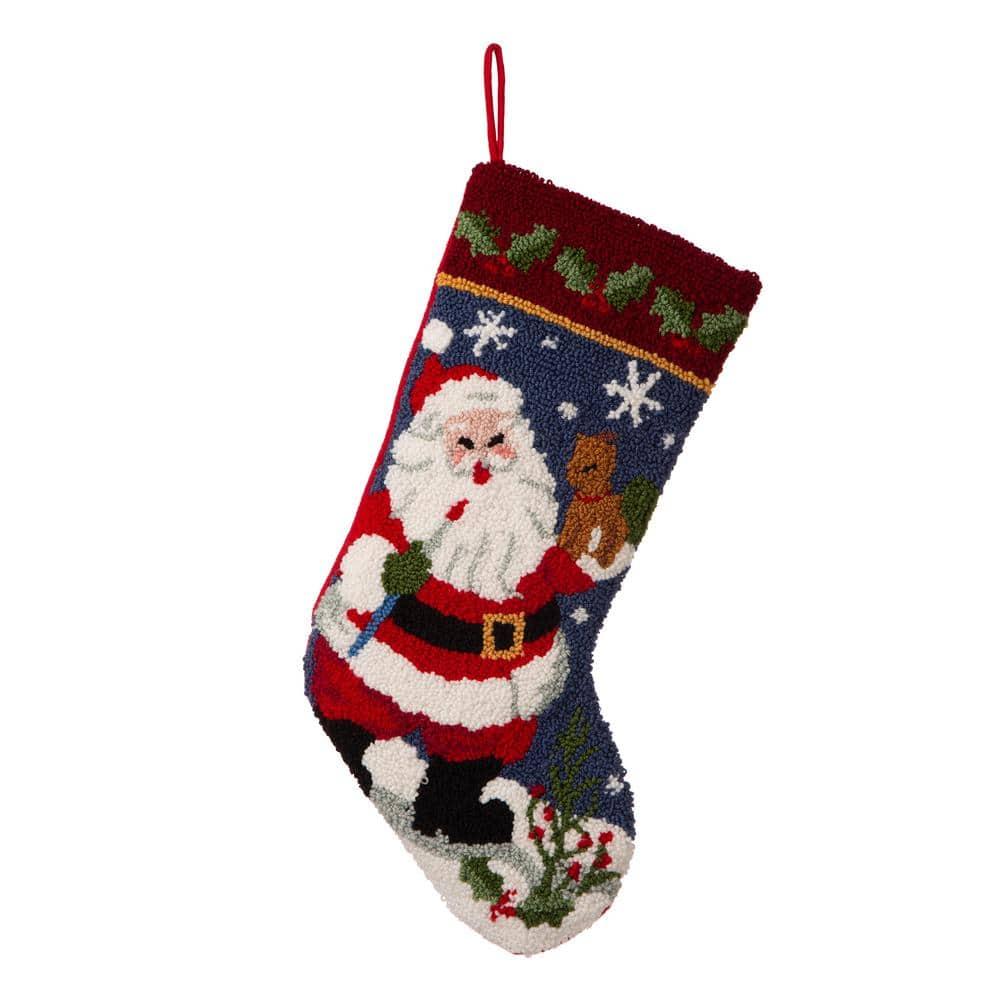 Santa Hooked Stocking