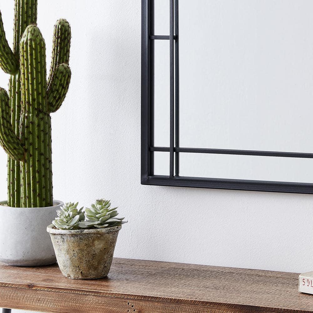 FirsTime & Co. Dark Gray Ariana Wall Mirror, Farmhouse, Arched, 20 x 1 x 33 in