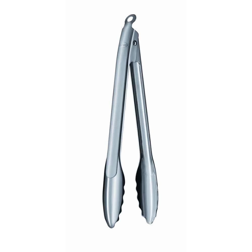Rosle 12 Inch Locking Tongs, Stainless Steel