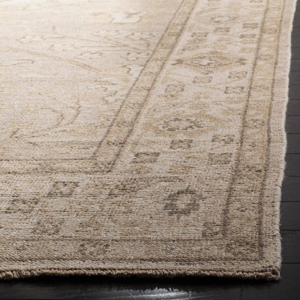 Izmir IZM134 Hand Knotted Area Rug - Gold/Ivory - 6'x9' - Safavieh