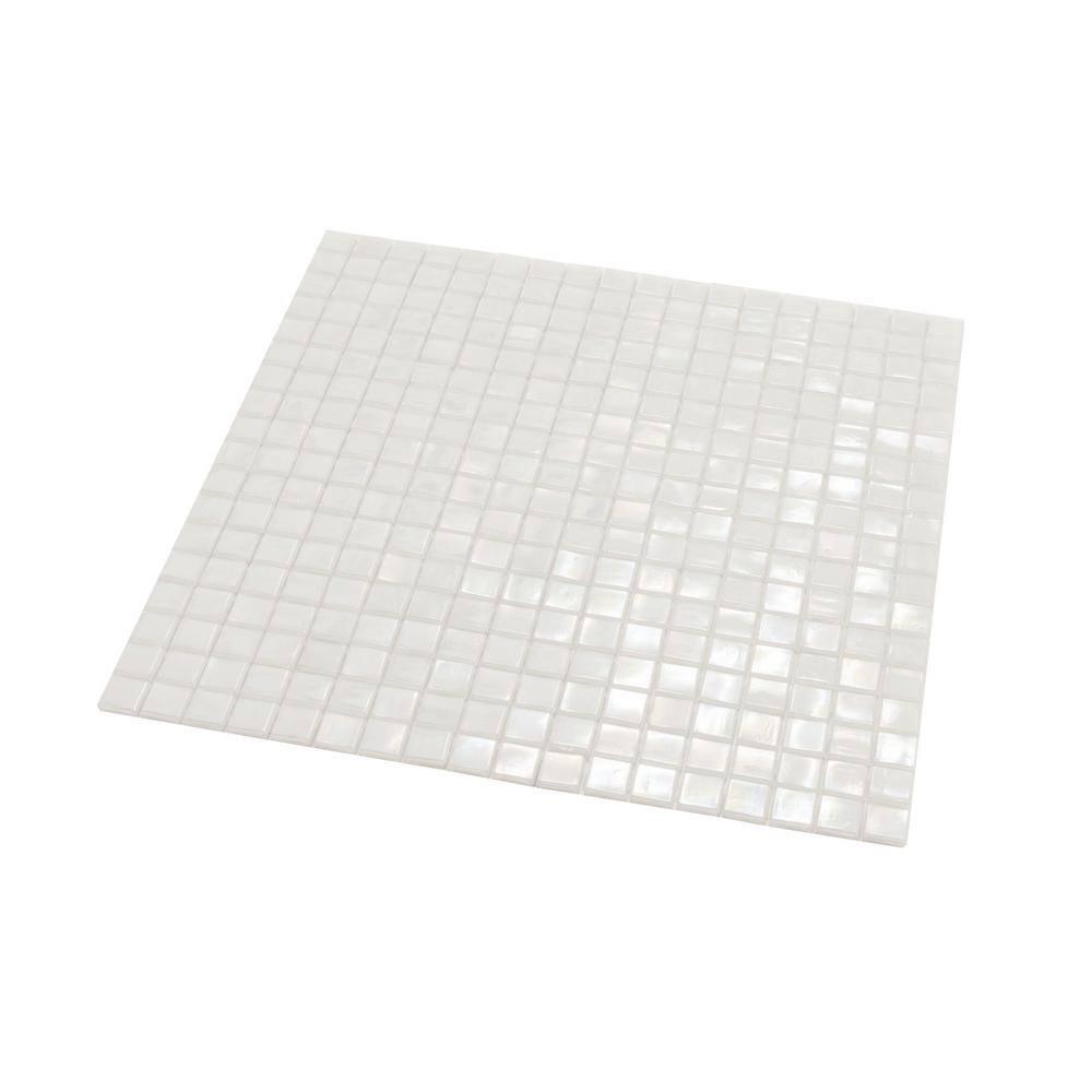 Skosh 0.6" x 0.6" Glass Grid Mosaic Wall & Floor Tile