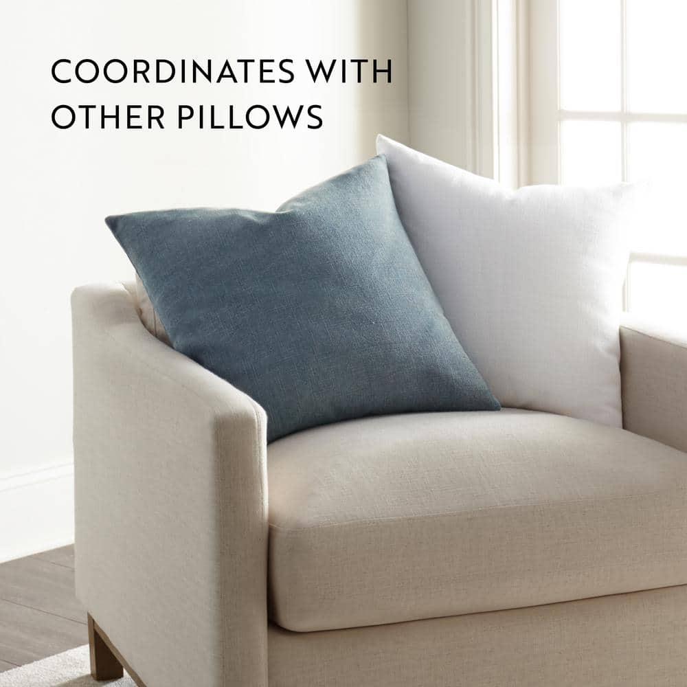 Becky Cameron Solid Cotton Throw Pillow