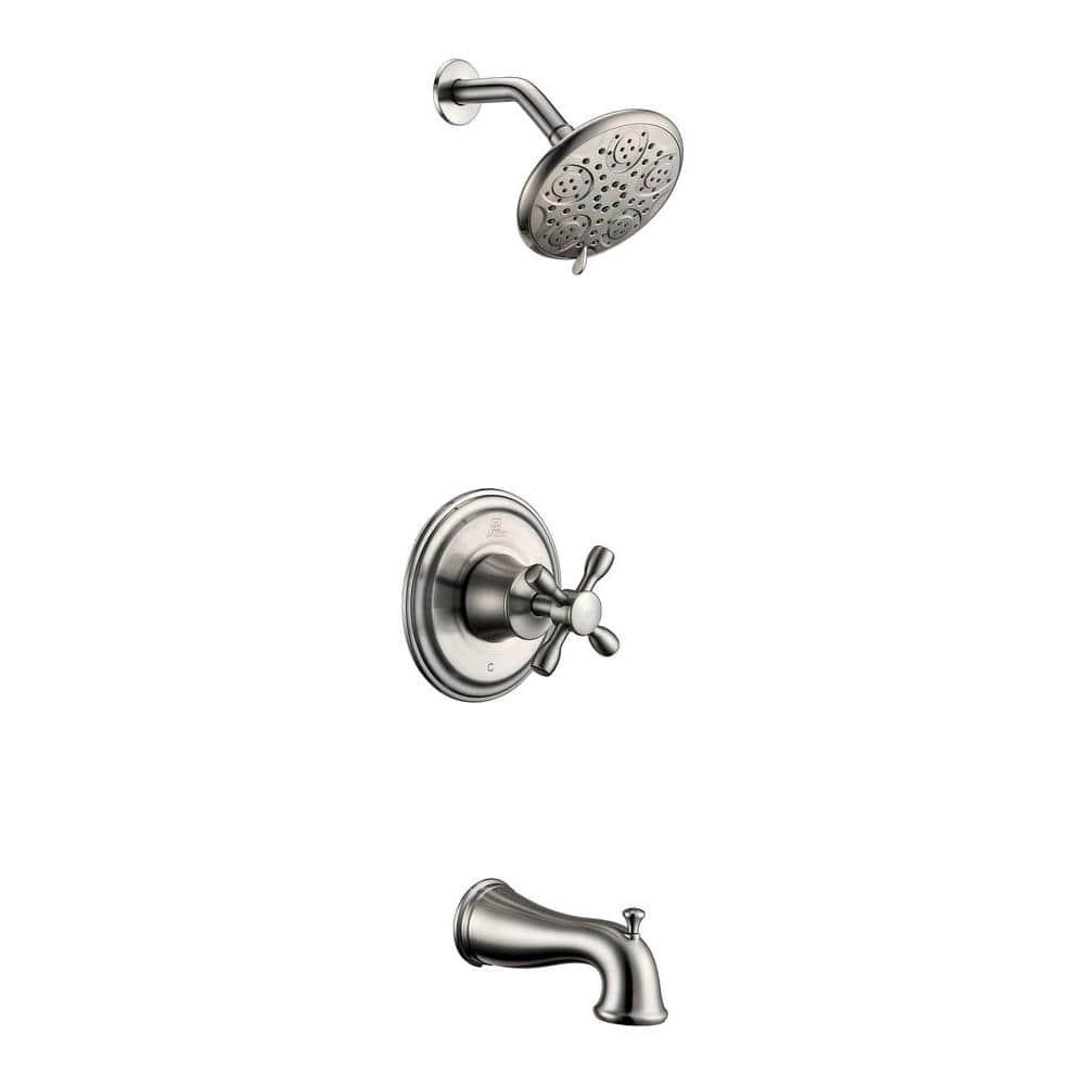 Anzzi Sh-Az034 Mesto Tub And Shower Trim Package - Nickel