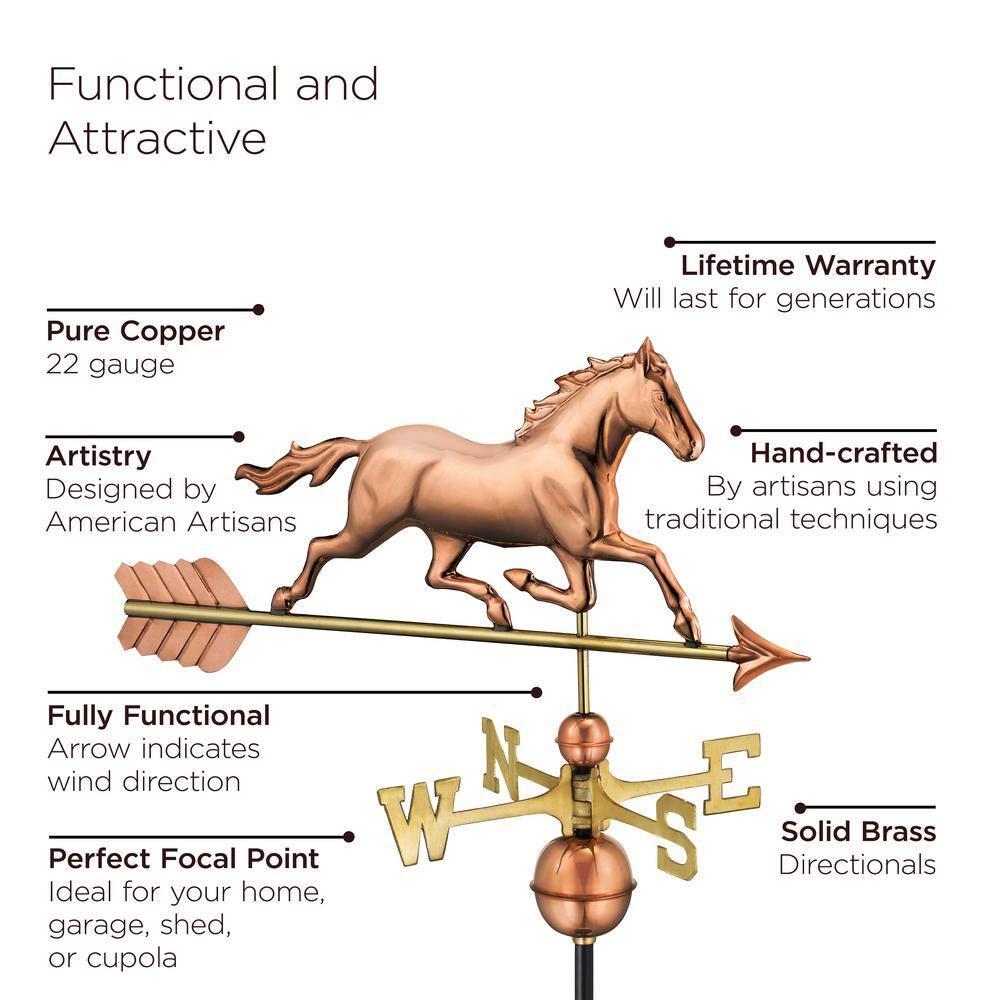 Good Directions 27'' H Metal Animals Weathervane