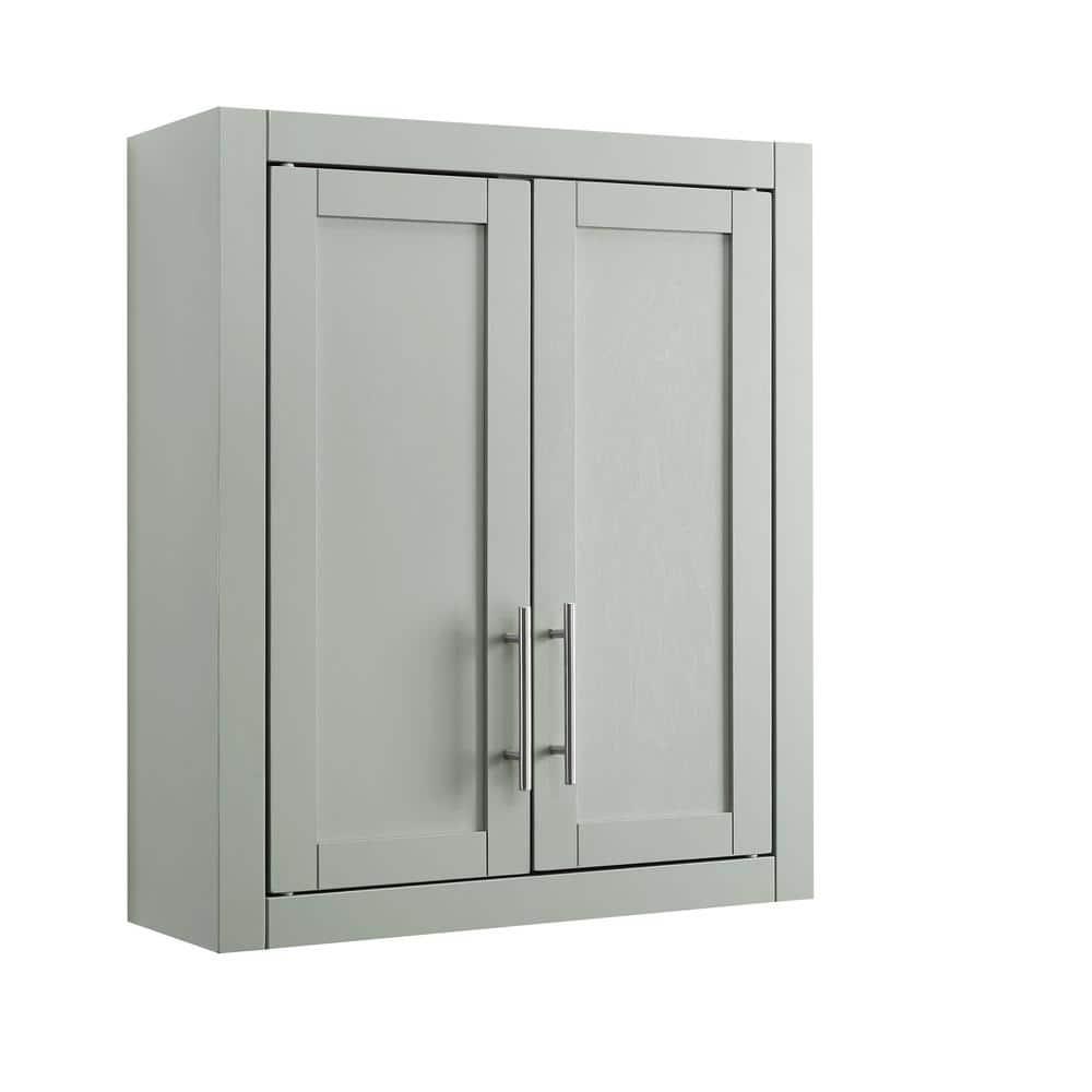 Savannah Wall Cabinet Gray - Crosley