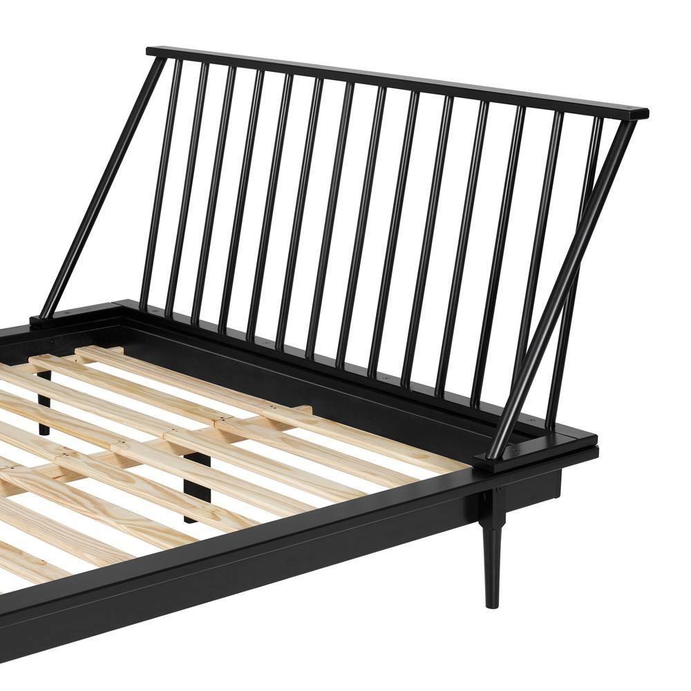 Henline Solid Wood Platform Spindle Bed