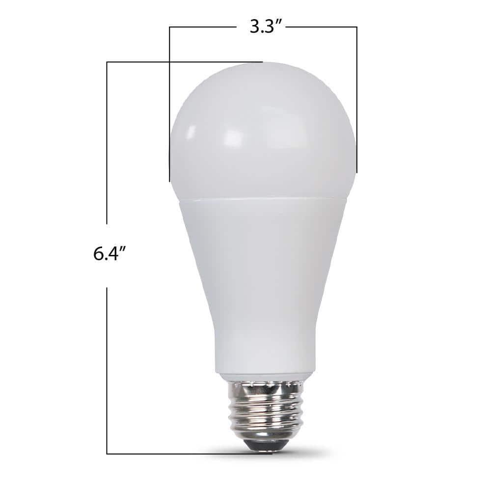 1PC Feit Electric Feit Electric OM300/830/LED A21 E26 LED Bulb, Warm White
