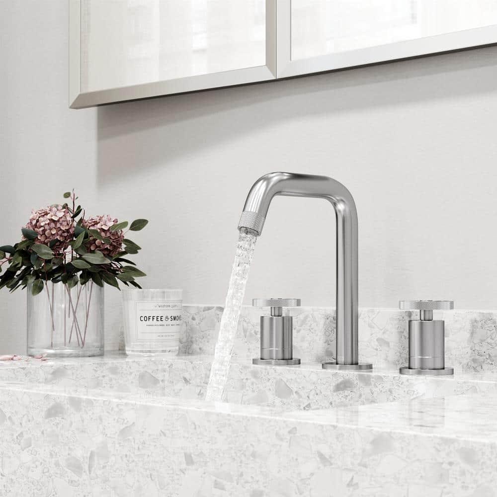 Cass 8" H Two Handle Widespread Bathroom Faucet