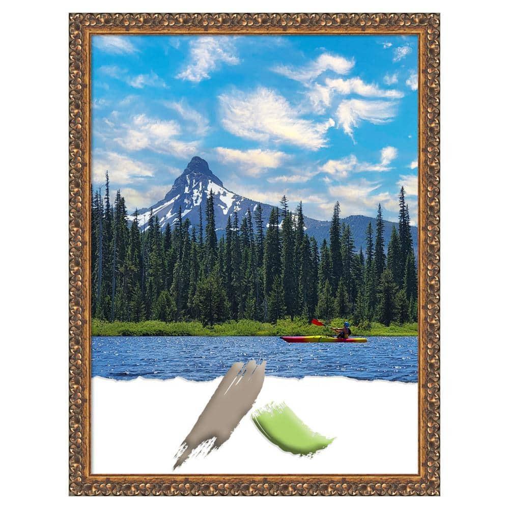 Amanti Art Antique Bronze Wood Picture Frame Opening Size 18x24 in.