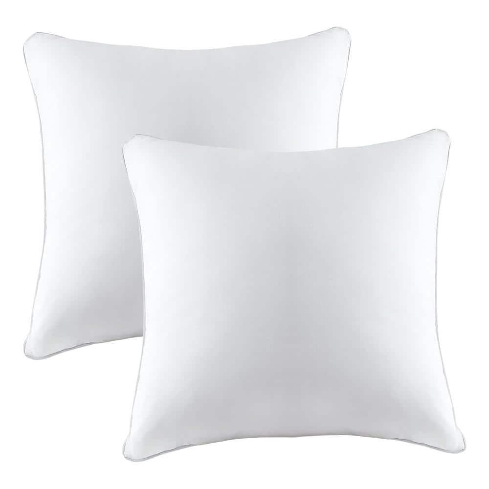 Throw Pillow Insert Down Feather Filled (Set of 2)