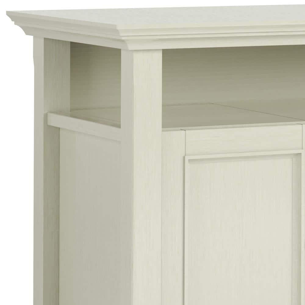 Simpli Home Amherst 54"W Solid Wood TV Stand for TVs up to 60" with Adjustable Shelves