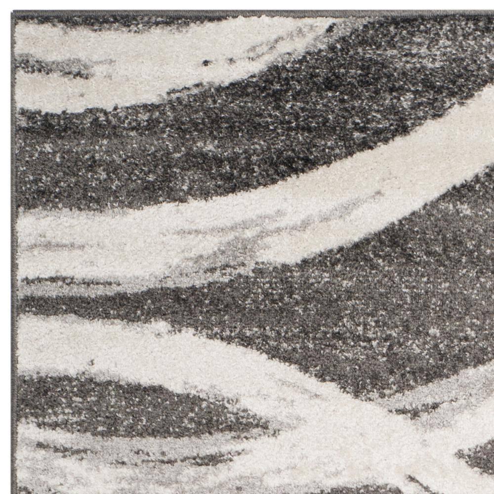Adirondack ADR125 Machine Made Indoor Area Rug - Charcoal/Ivory - 6'x9' - Safavieh