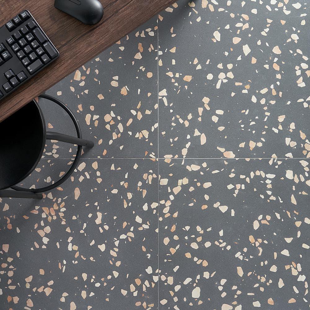 Brezza Terrazzo 23.62 in. x 23.62 in. Honed Terrazzo Floor and Wall Tile (3.87 Sq. Ft. / Each)