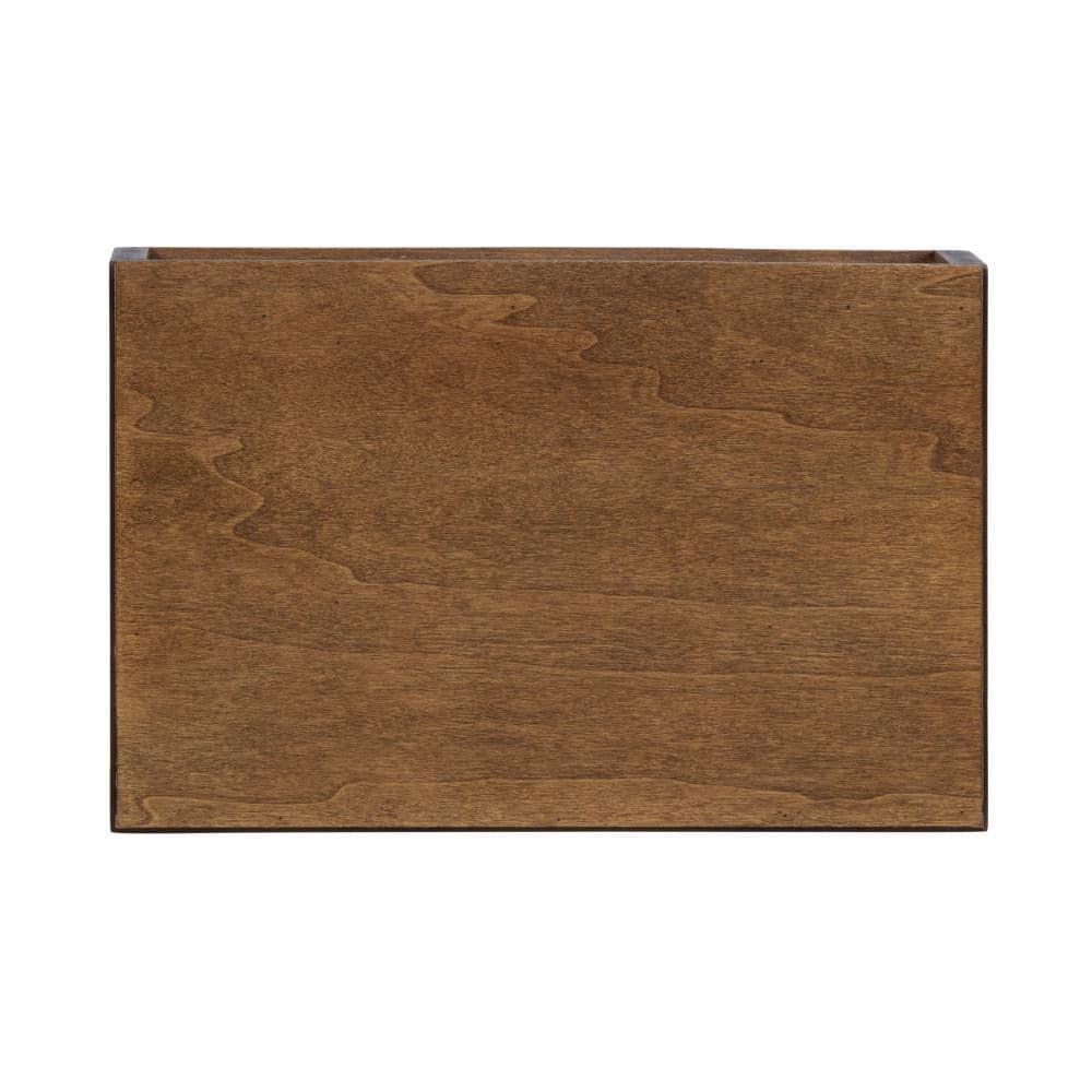 Kate & Laurel All Things Decor (Set of 3) 12" Havlock Wood Floating Shelves Rustic Brown