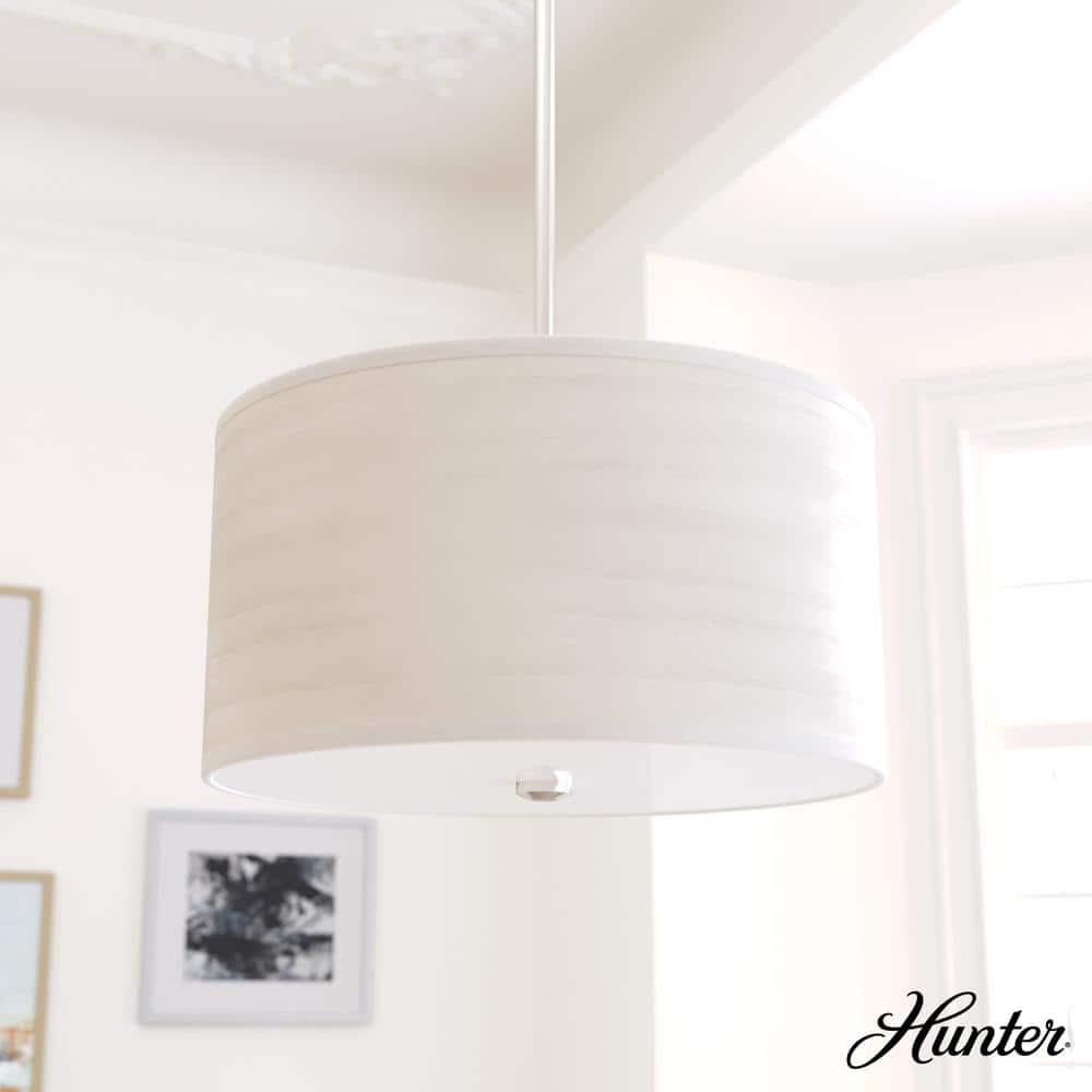 Hunter Fan Solhaven 2 - Light Shaded Drum Pendant