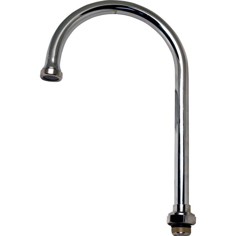 T&S Brass Swivel Gooseneck Spout Pot Filler Faucet