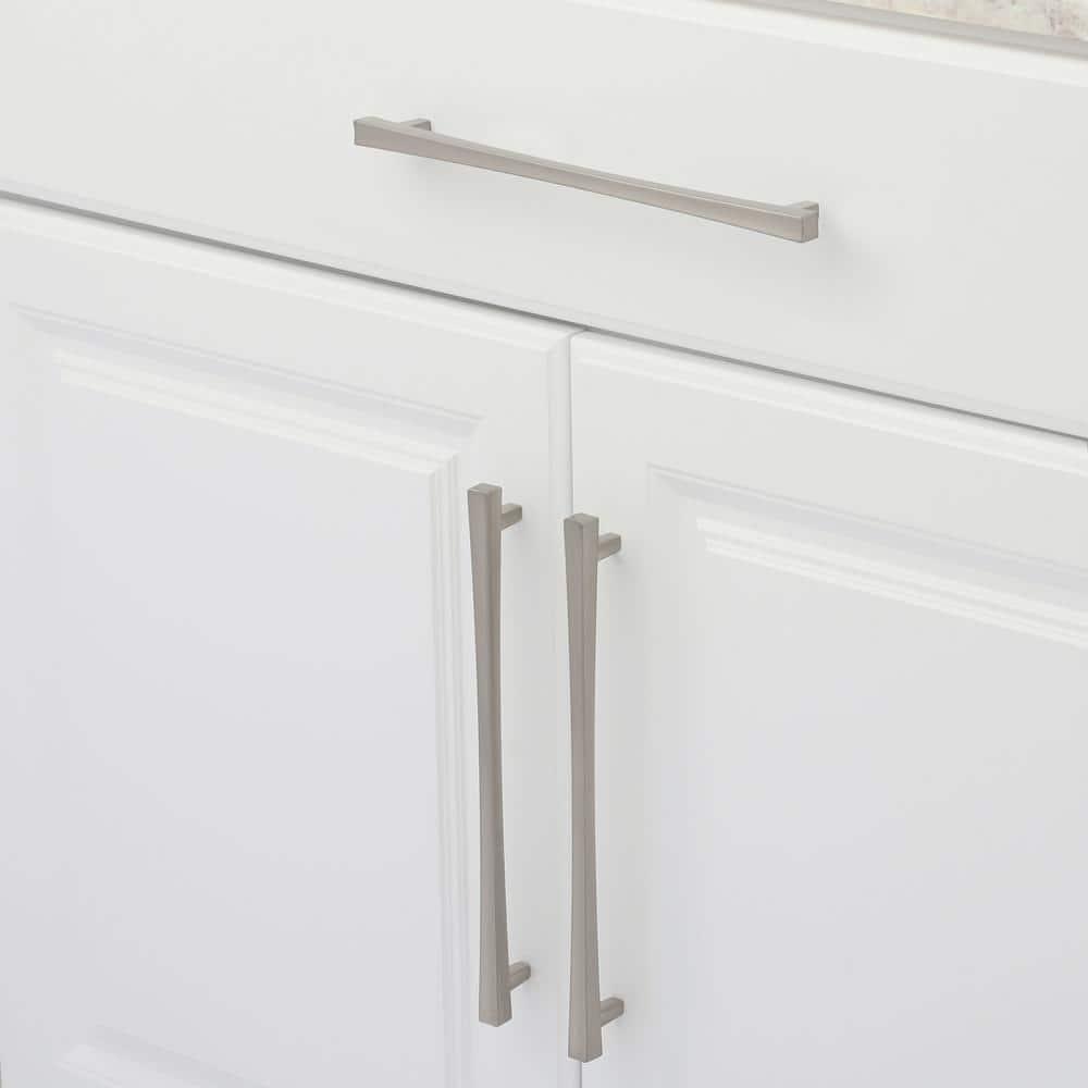 Richelieu Hardware - BP7227256195 - Transitional Metal Pull - 7227 - 10 1/8 in (256 mm) - Brushed Nickel Finish