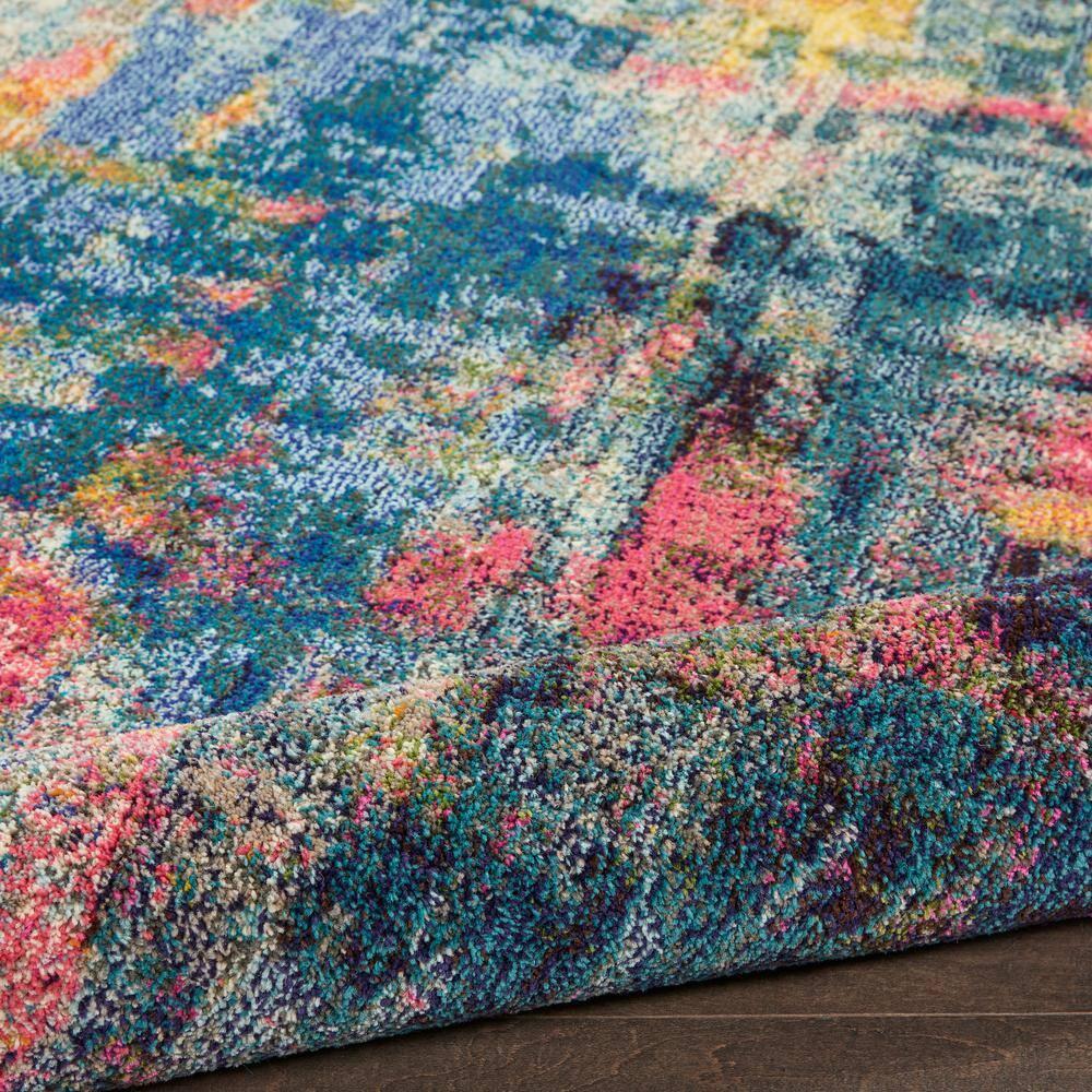 Nourison Celestial 5'3" x 7'3" (5' x 7') Blue/Yellow Indoor Area Rug Colorful Contemporary Abstract by Nourison
