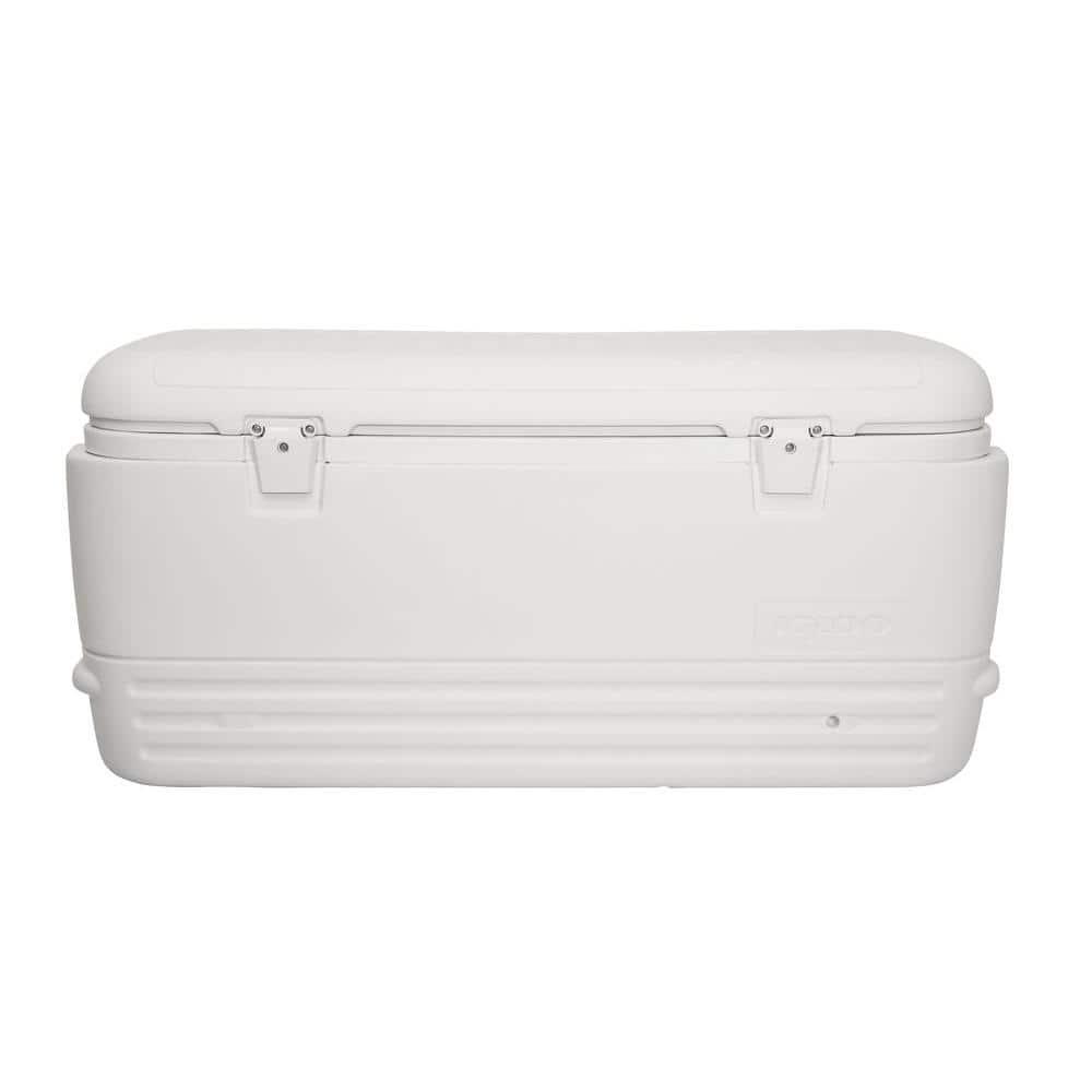 Igloo 120 qt. Quick & Cool Polar Ice Chest Cooler, White