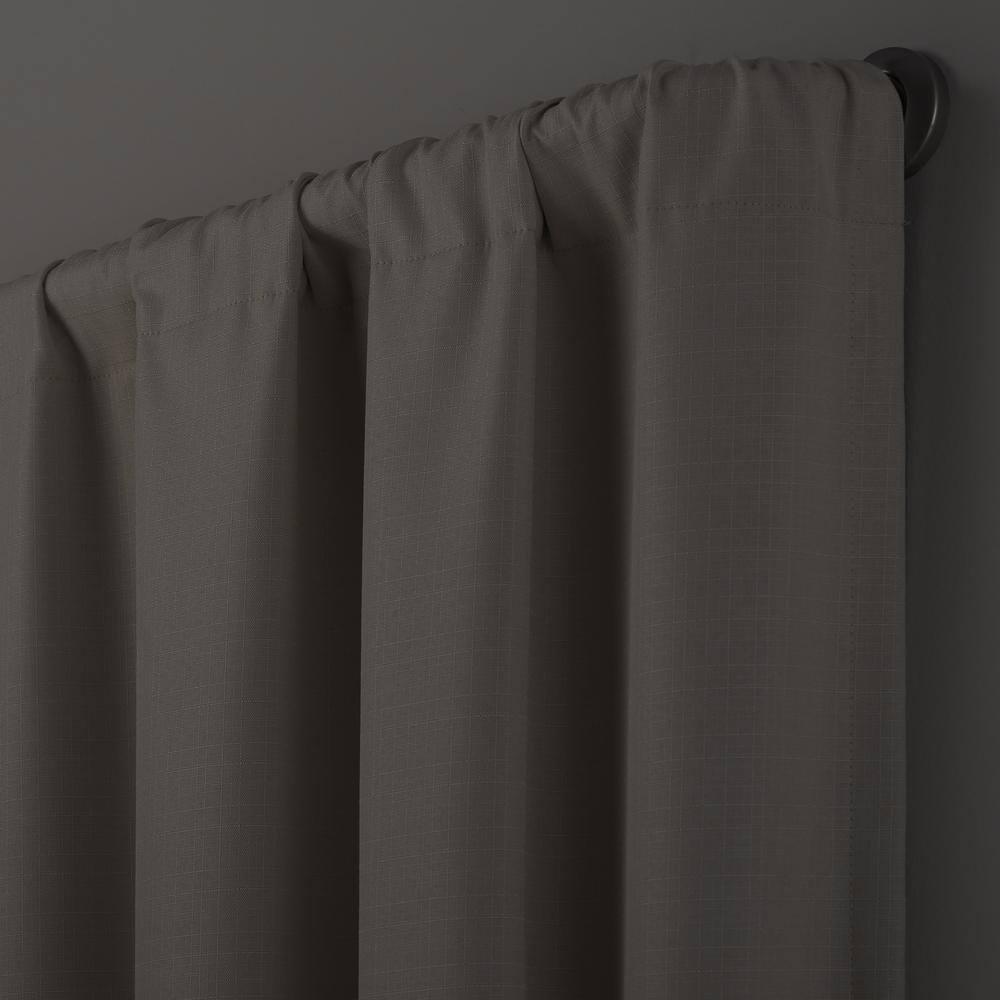 Eclipse 100% Steel Adjustable Single Curtain Rod