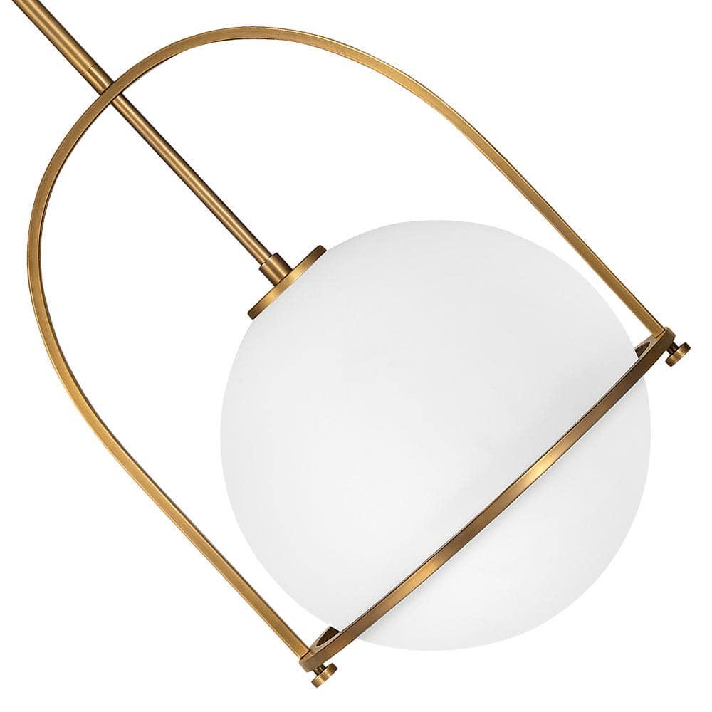 Arie Single Light Glass Dimmable Pendant