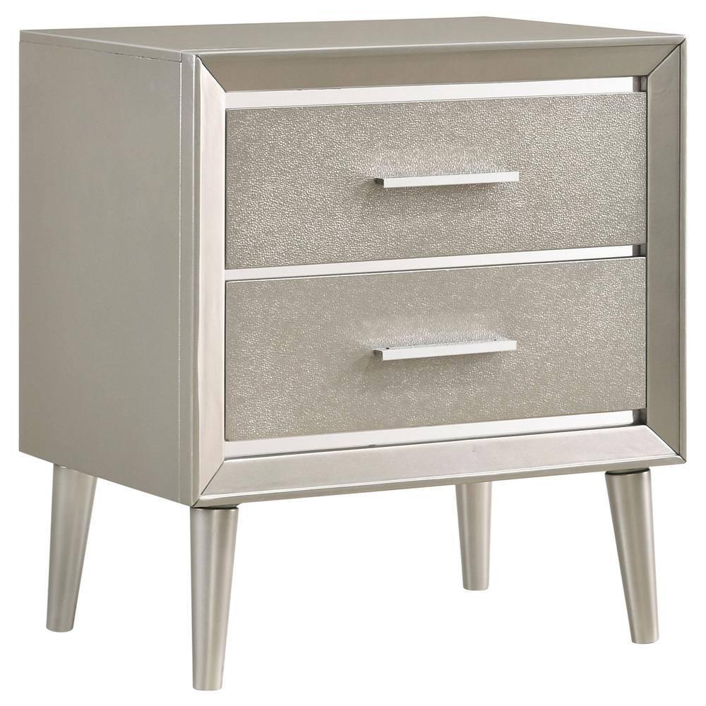 Coaster Company Metallic Sterling 2-Drawer, 23.4 inch