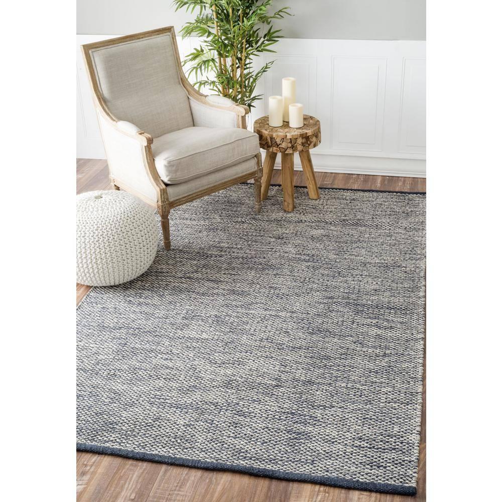 Nuloom Alessi Hand Woven Cotton Indoor Area Rug, 6' x 9', Gray