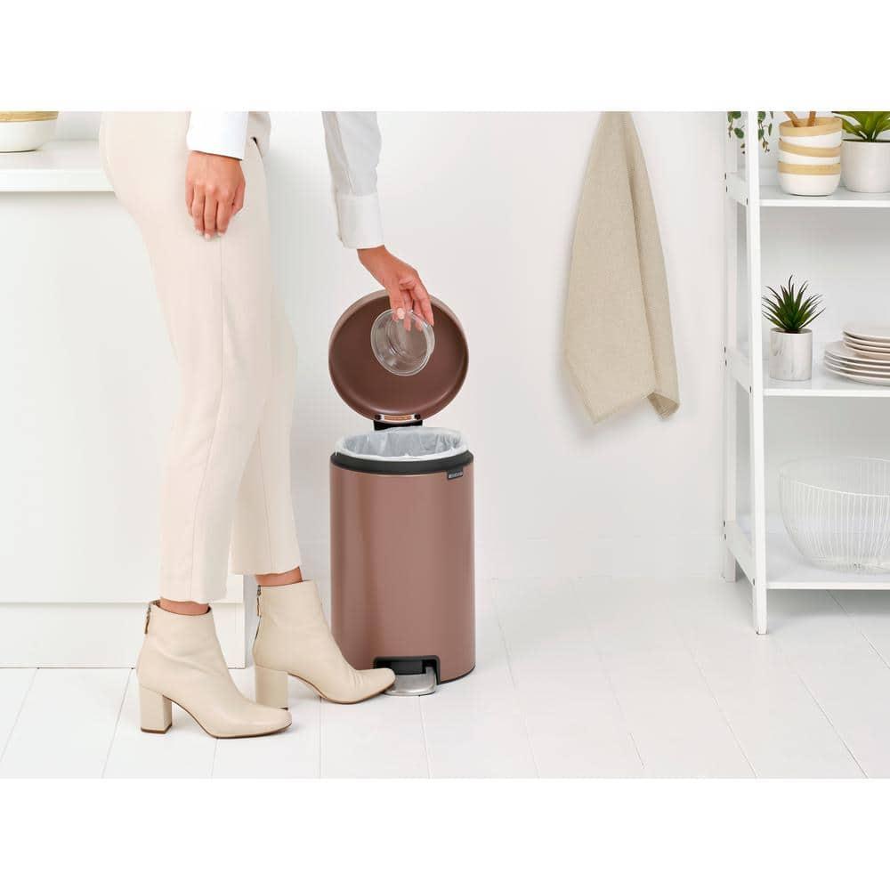 Brabantia Newicon Step On Trash Can, 3.2 Gallon (12 Liter)