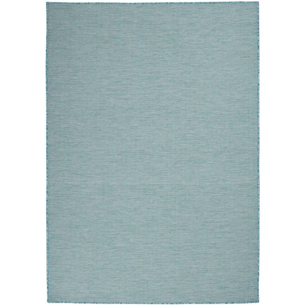Nourison Positano POS01 Indoor/outdoor Area Rug - Aqua 5' x 7'