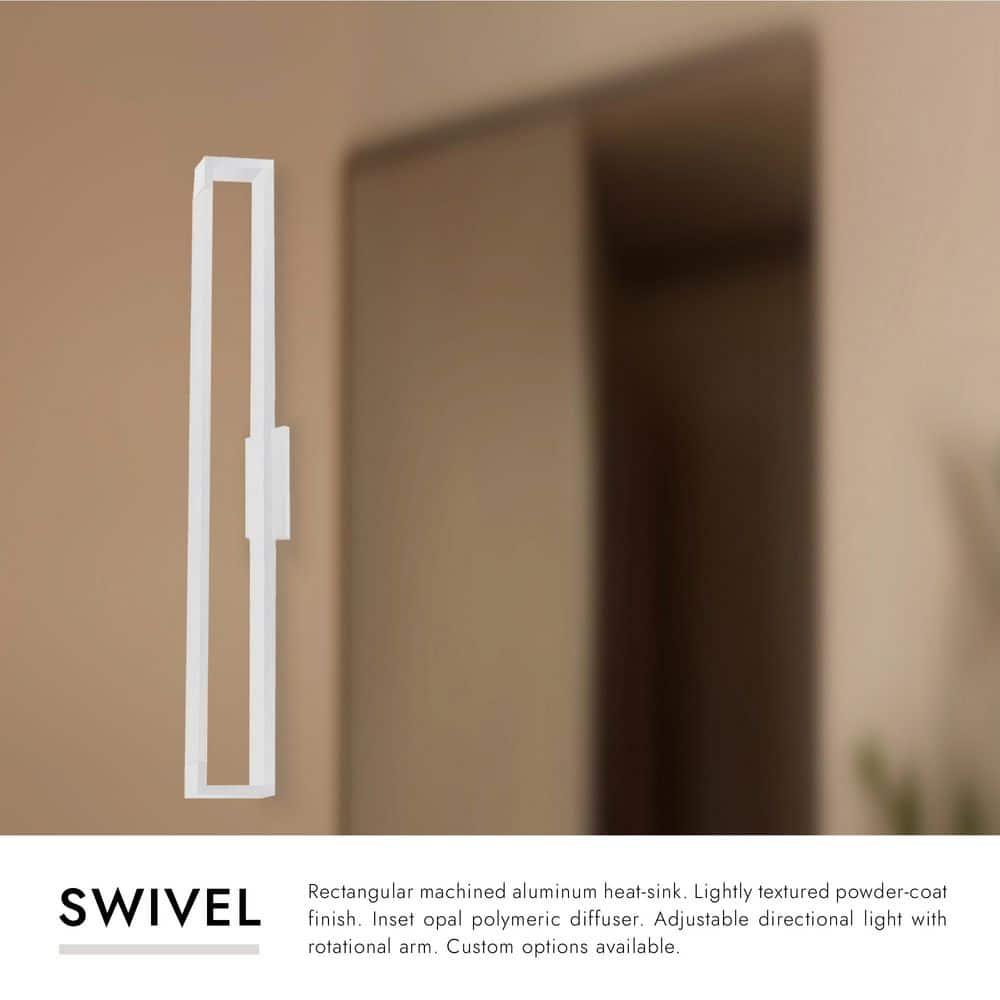 Kuzco Lighting Swivel Aluminum LED Flush Mounted Sconce