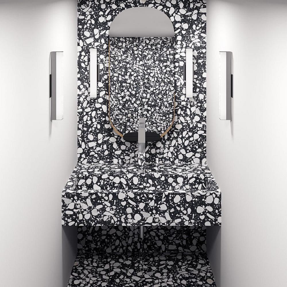 Brezza Terrazzo 23.62 in. x 23.62 in. Honed Terrazzo Floor and Wall Tile (3.87 Sq. Ft. / Each)