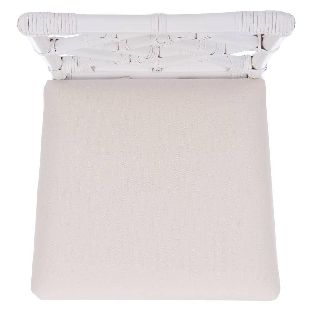 Bhumi Accent Chair W/ Cushion (Set of 2) - ACH6509 - White/White - Safavieh