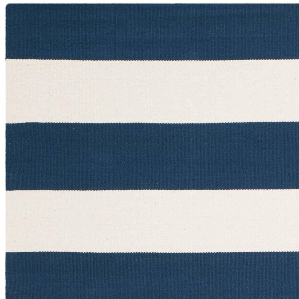 Montauk MTK712 Hand Woven Indoor Area Rug - Navy/Ivory - 9'x12' - Safavieh