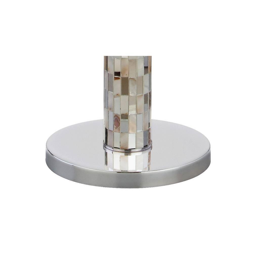 JONATHAN Y JYL1057A Liam 63.5" Seashell Mosaic LED Floor Lamp, Coastal, Traditional for living room, dinning room, bedroom, office Bulb Included, Cream