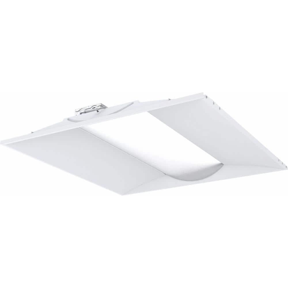 Lithonia Lighting LED Recessed Troffer,2 ft x2 ft Size,45W STAKS 2X2 ALO3 SWW7