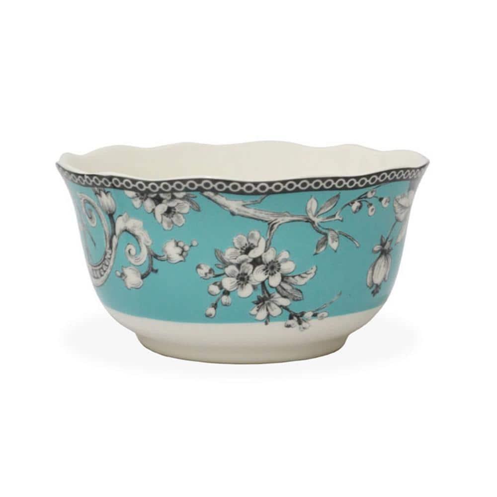 222 Fifth 222 Fifth Adelaide 16-Piece Porcelain Floral Dinnerware Set - Service For 4