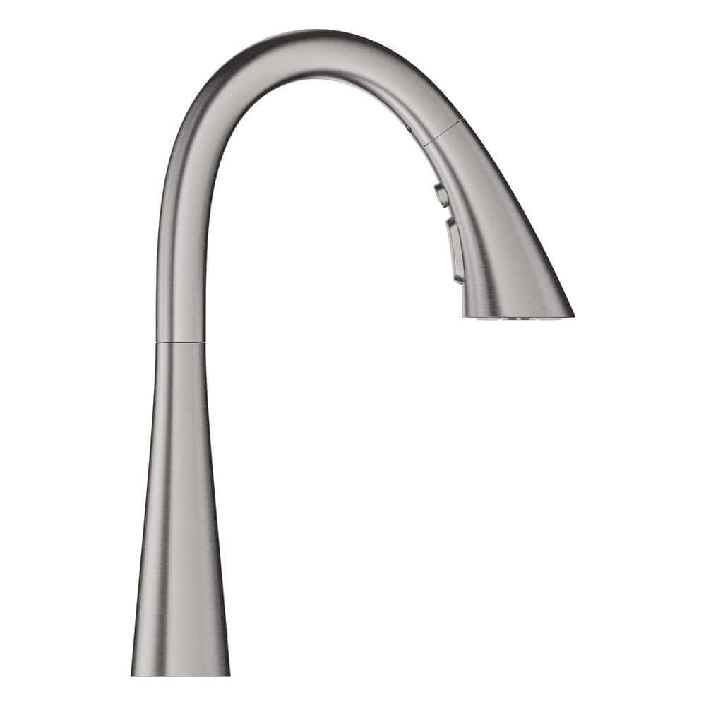 ZEDRA Single-Handle Pull Down Triple Spray Bar Faucet 1.75 GPM