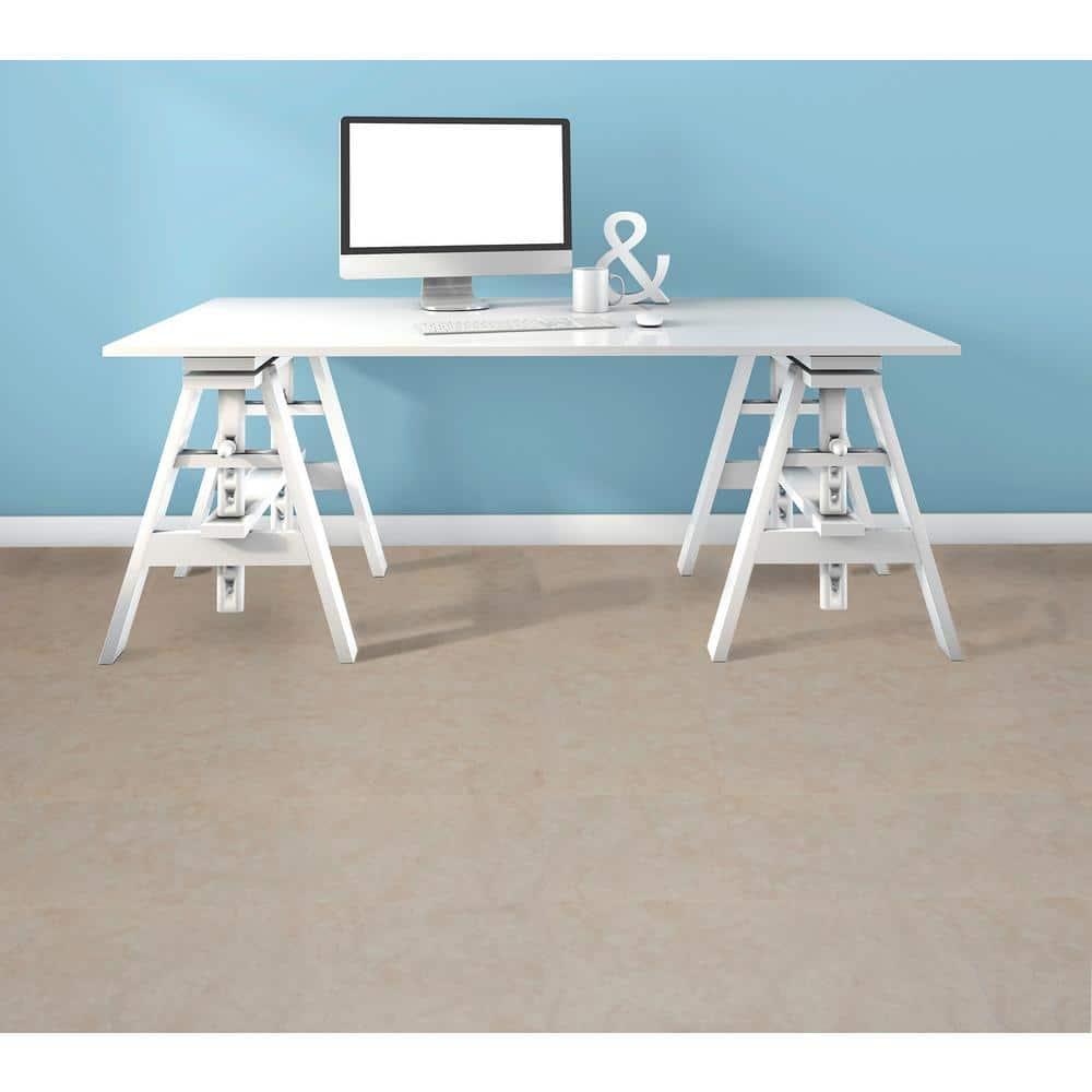 Achim Sterling Self Adhesive Vinyl Floor Tile - 45 Tiles/45 sq. Ft, 12 x 12, Carrera Marble