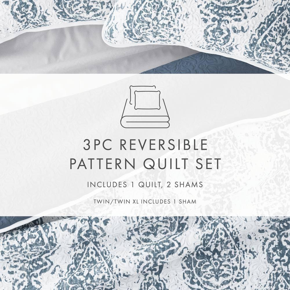 Becky Cameron Damask Quilt Set