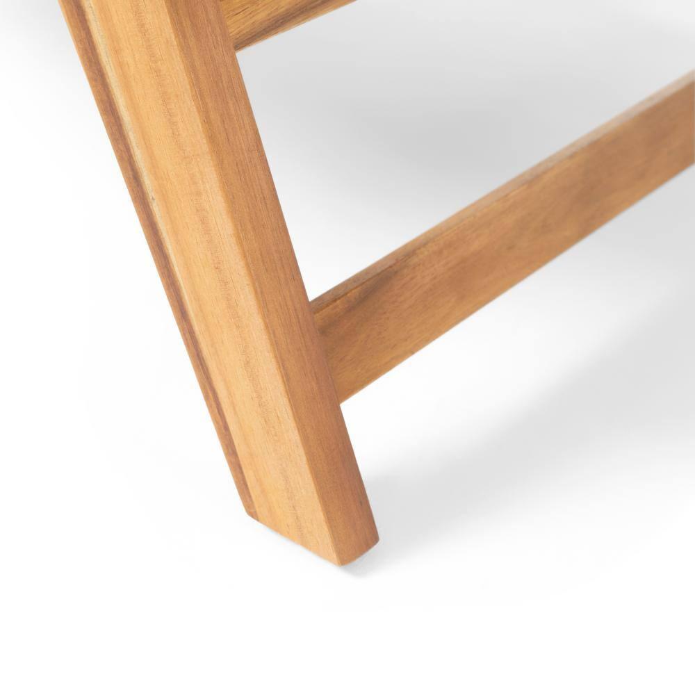 Noble House Sedona Outdoor Wood Side Table in Teak