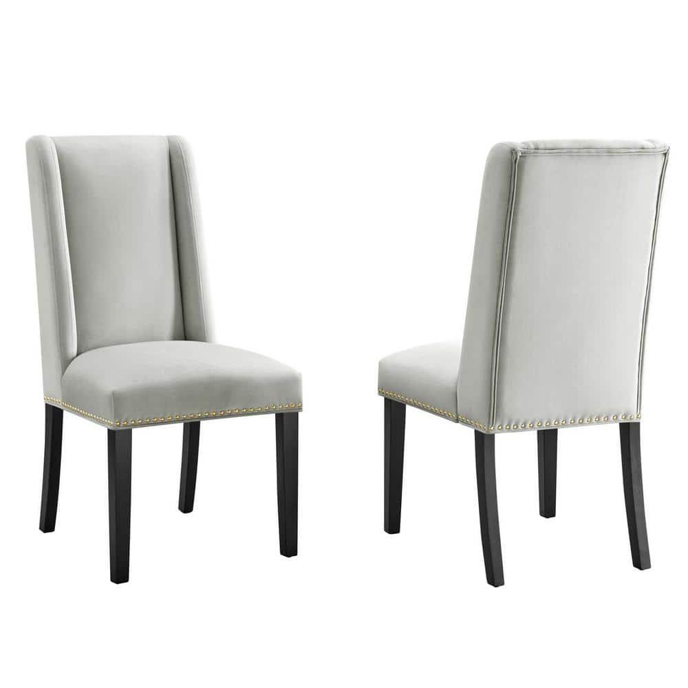 Modway Baron Performance Velvet Dining Chairs by Modway (Set of 2)