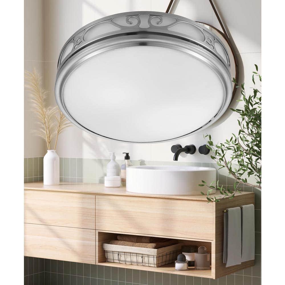 Good Housekeeping 85008 Roman Ii Decorative 110 Cfm 2.0 Sones Bathroom Ventilation Exhaust Fan With Light