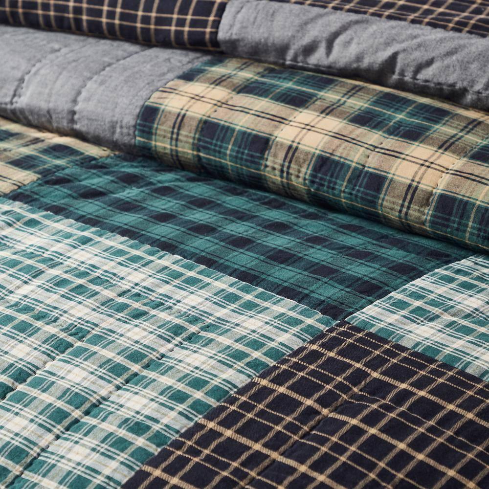 VHC Brands Pine Grove Cotton Plaid Quilt