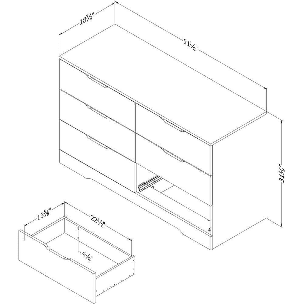 Holland 6-Drawer Dresser